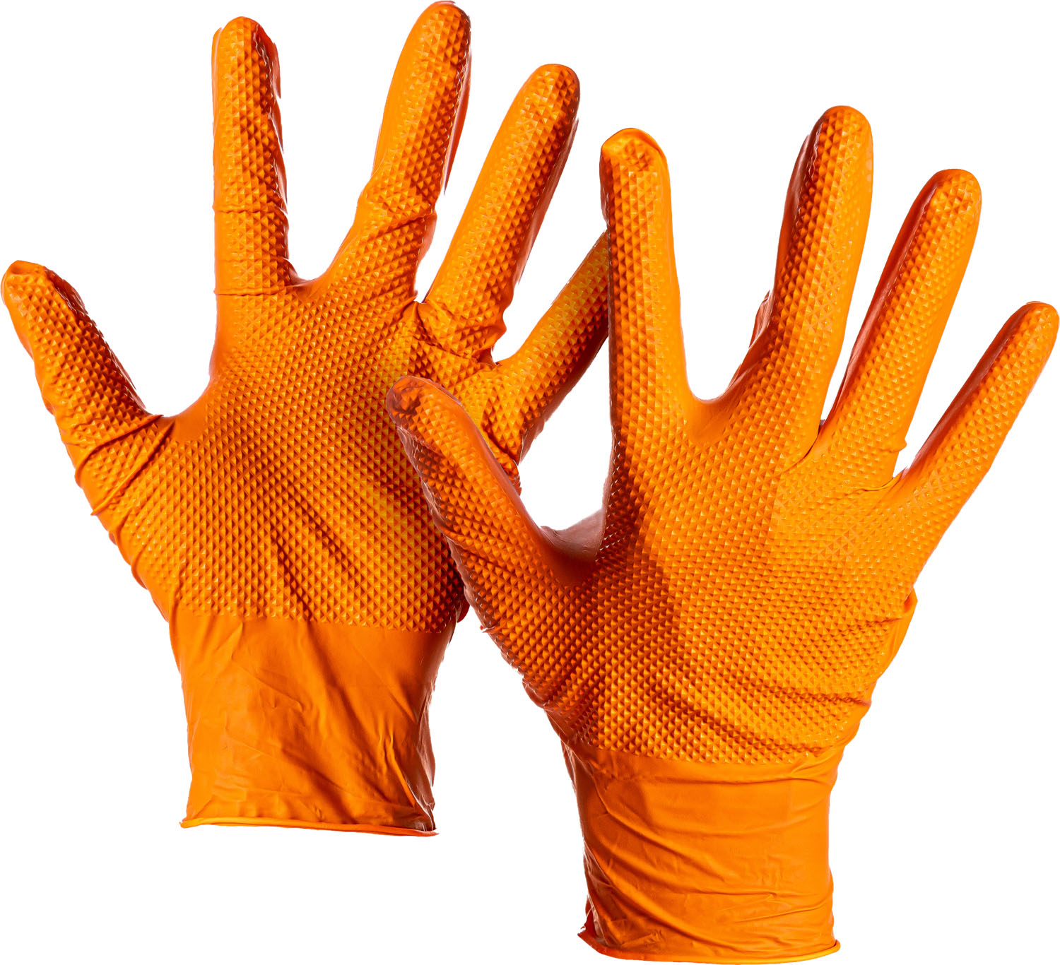  Ulith Nitril-Einweghandschuhe M orange 