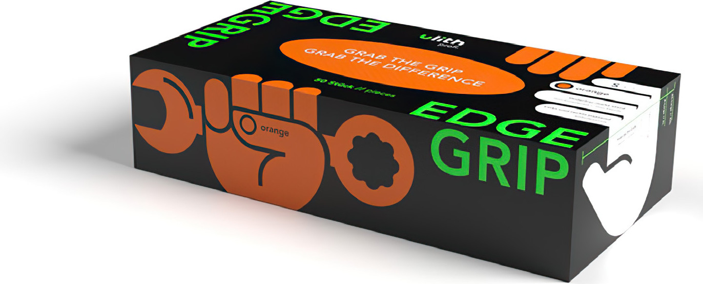  Ulith Nitril-Einweghandschuhe M orange 